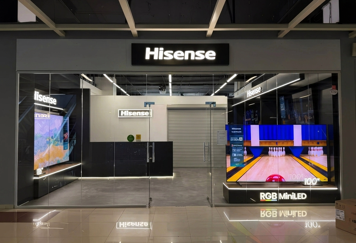 Комплексное оформление магазина HISENSE