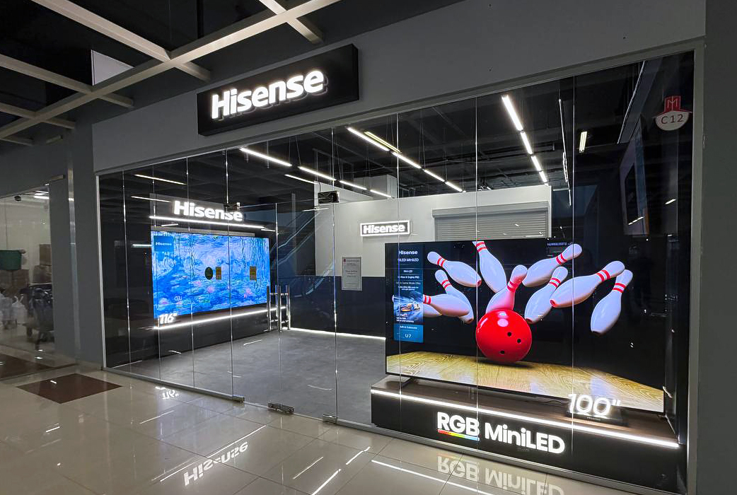 Комплексное оформление магазина HISENSE